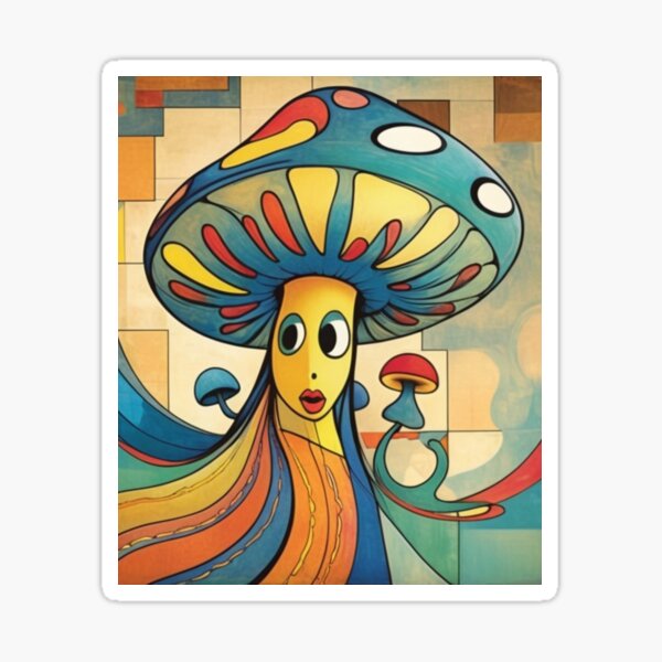 Item preview, Mushroom Spirit Girl — Magic Nature Series designed and sold by DariaCraft.