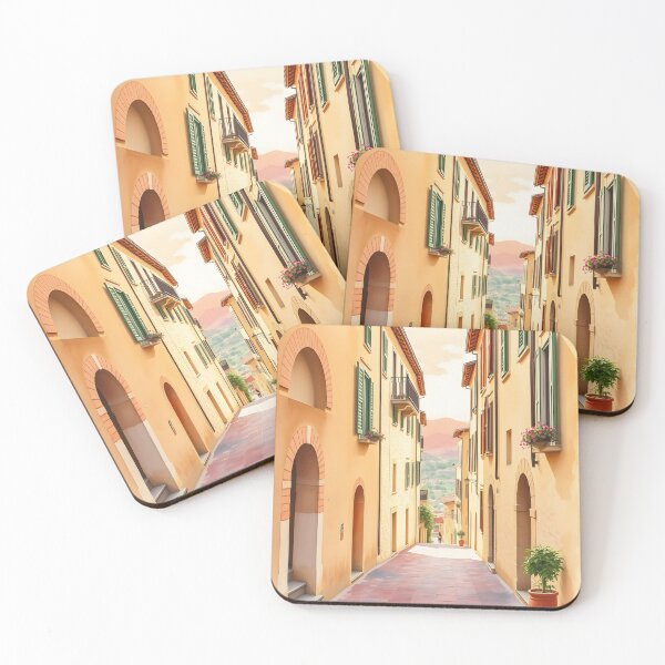 Item preview, Petritoli, Marche: Late Summer Afternoon Glow designed and sold by LSVart.