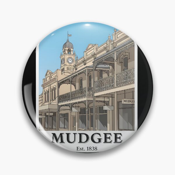Item preview, Historic Mudgee, NSW: A Charming and Rustic Town Illustration designed and sold by Digital Dreams Arts.