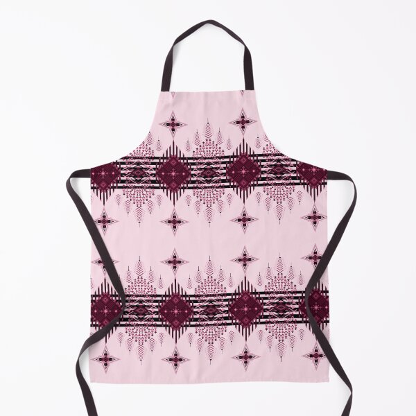 Item preview, Tribal Chevron Diamond Textile Design in Pink and Maroon with Bold Repeating Cultural Elements designed and sold by Jukclassic.