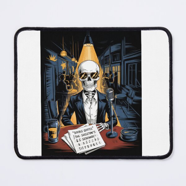 Item preview, The Skelton's Serenade designed and sold by Grateful Mammal.