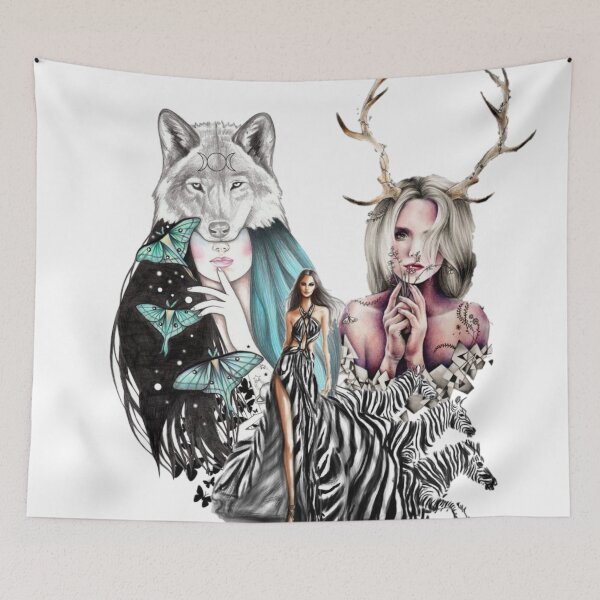 Item preview, Wild Femininity – Mystic Beauty Unleashed designed and sold by NuboDesigns.