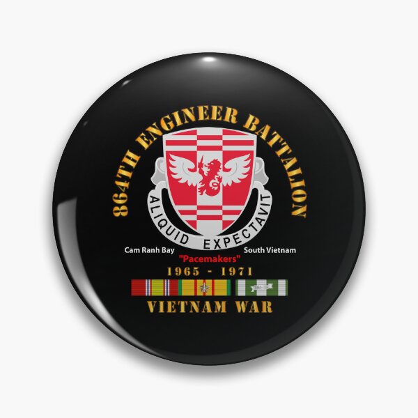 Item preview, Army - 864th Engineer Bn - 1965 - 1971 w VN SVC designed and sold by Military Insignia Products.
