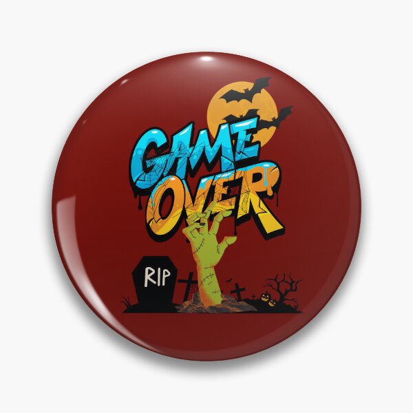 Item preview, Game Over Halloween Zombie Hand | Spooky Gamer Graphic Tee & Merch designed and sold by MP-GRAPHIXS.