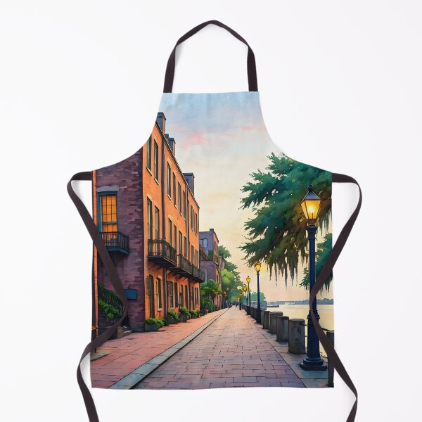 Item preview, Savannah, Georgia: Spring Evening on the Historic Waterfront designed and sold by LSVart.
