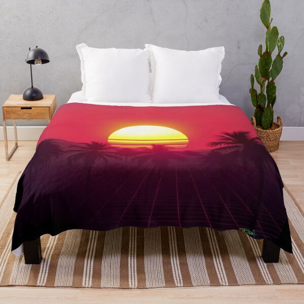 Item preview, Synthwave Summer Retro 80s Neon Landscapes 368 designed and sold by Benito Del Ray.