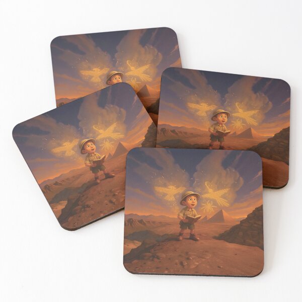 Item preview, Alien Skies Over Nazca – Cute Cartoon Explorer Design designed and sold by designs_by_s2.