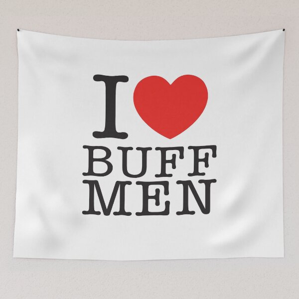 Item preview, I LOVE BUFF MEN designed and sold by shitpostee.