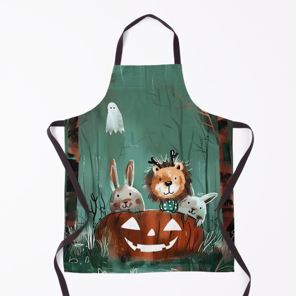 Item preview, Pumpkin Parade – Whimsical Halloween Critters designed and sold by WabiSabiSjak.