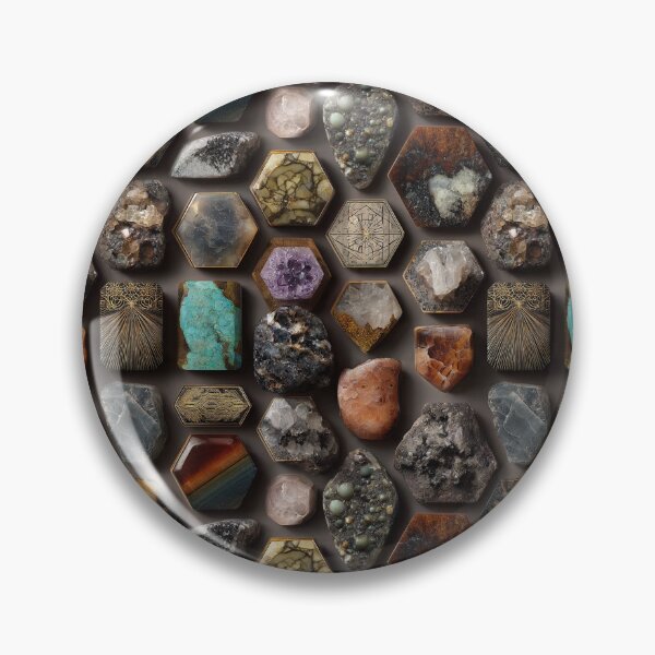 Item preview, gemstone collection multiple hues and forms designed and sold by EarthenEmbers.