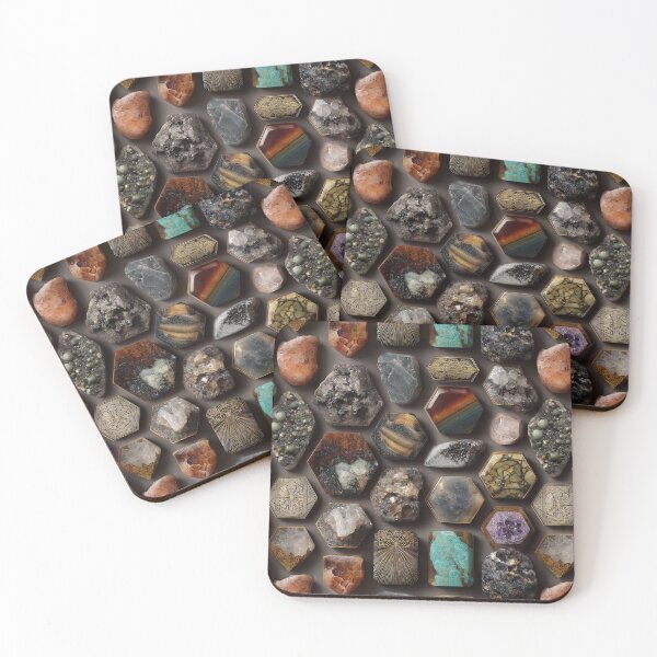 Item preview, gemstone collection multiple hues and forms designed and sold by EarthenEmbers.