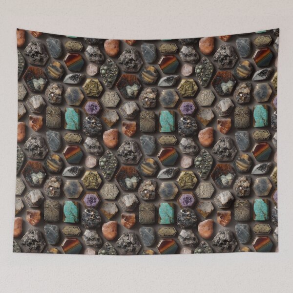 Item preview, gemstone collection multiple hues and forms designed and sold by EarthenEmbers.