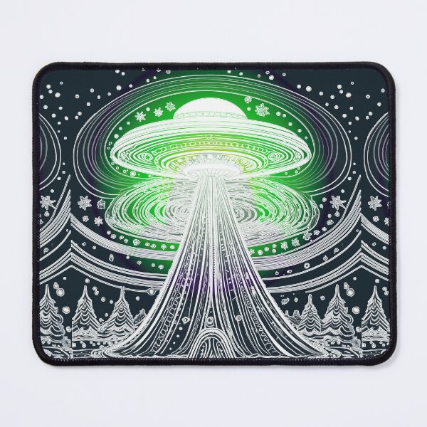 Item preview, Batik Flying Saucer Retro Vintage designed and sold by AuroraXGreen.