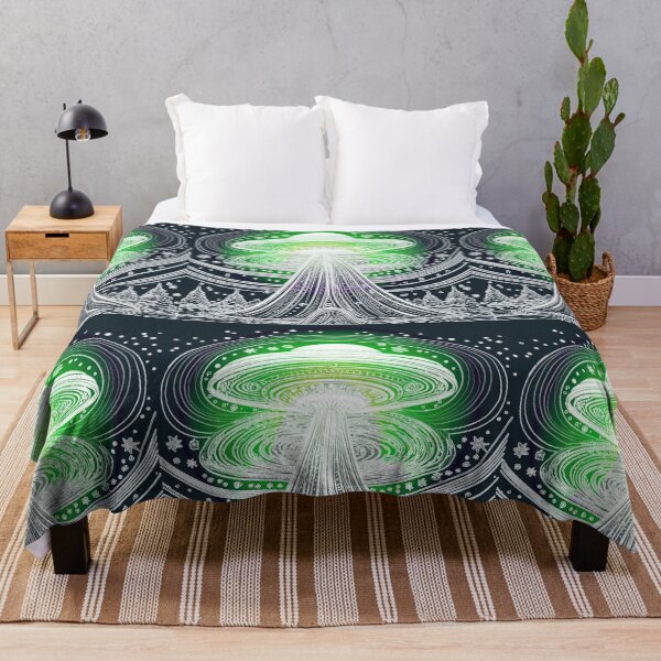 Item preview, Batik Flying Saucer Retro Vintage designed and sold by AuroraXGreen.