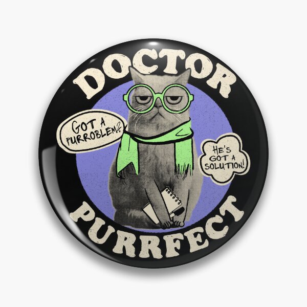 Item preview, Doctor Purrfect! designed and sold by Horta Studio.