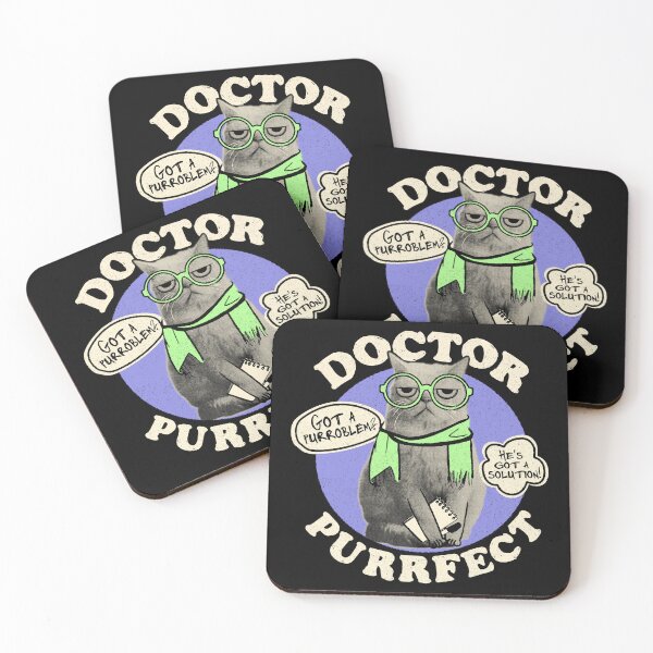Item preview, Doctor Purrfect! designed and sold by Horta Studio.