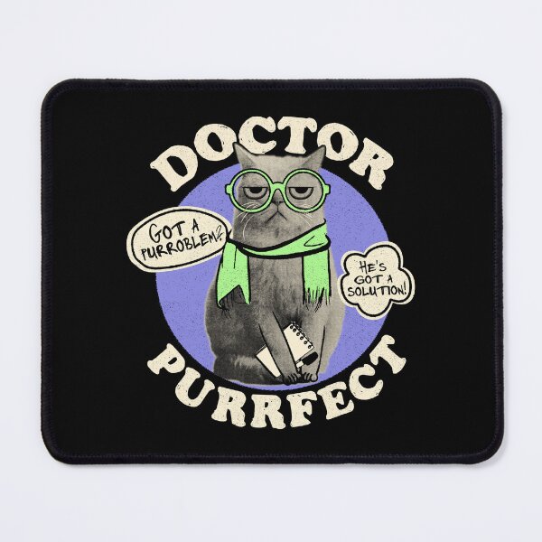 Item preview, Doctor Purrfect! designed and sold by Horta Studio.