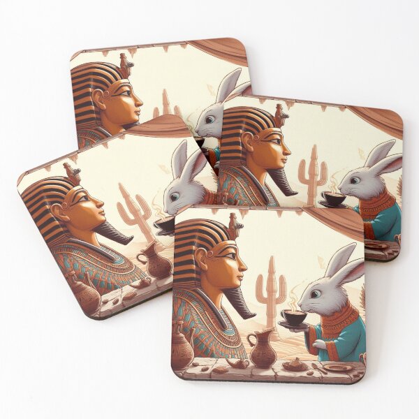 Item preview, Pharaoh and cute bunny  designed and sold by Dogandesighn.