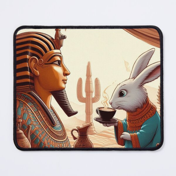 Item preview, Pharaoh and cute bunny designed and sold by Dogandesighn.