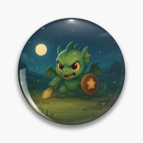 Item preview, Cute Cartoon Chupacabra – Cozy Nighttime Defender in the Countryside designed and sold by designs_by_s2.