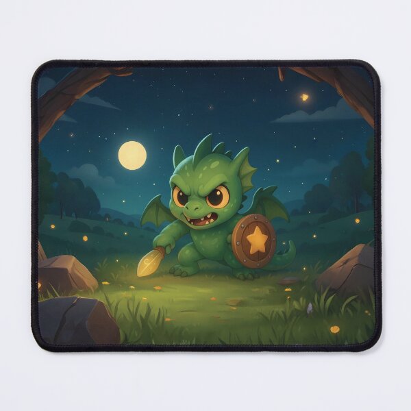 Item preview, Cute Cartoon Chupacabra – Cozy Nighttime Defender in the Countryside designed and sold by designs_by_s2.