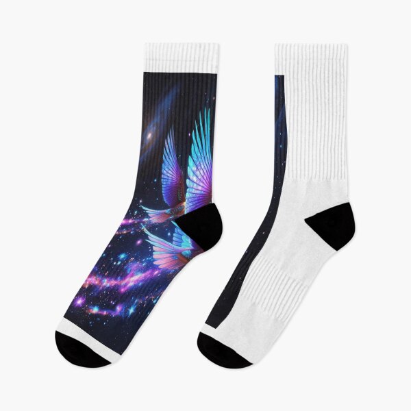 Item preview, Cosmic Birds Soaring Through Starlit Galaxy designed and sold by Max Store.