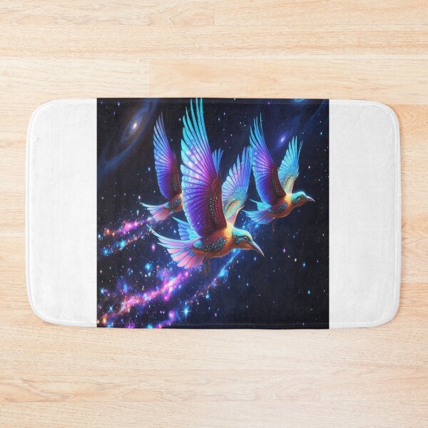 Item preview, Cosmic Birds Soaring Through Starlit Galaxy designed and sold by Max Store.