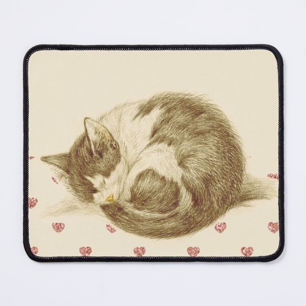 Item preview, sleeping cat, Surrounded by love designed and sold by Nutty-Tees.