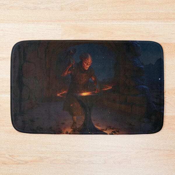 Item preview, Alien Blacksmith – Molten-Skinned Forge Master designed and sold by designs_by_s2.