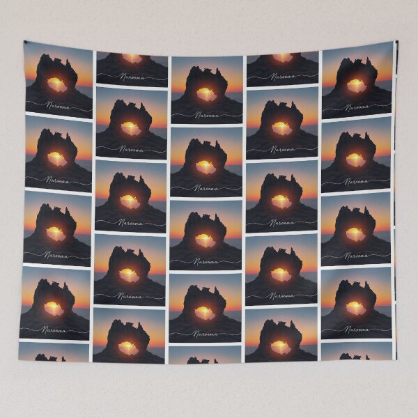 Item preview, A Golden Window: An Atmospheric Narooma Sunset Painting designed and sold by Digital Dreams Arts.