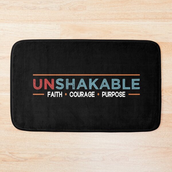 Item preview, Unshakable: Bold Inspiration for Faith, Courage, and Purpose designed and sold by A2JRetro.