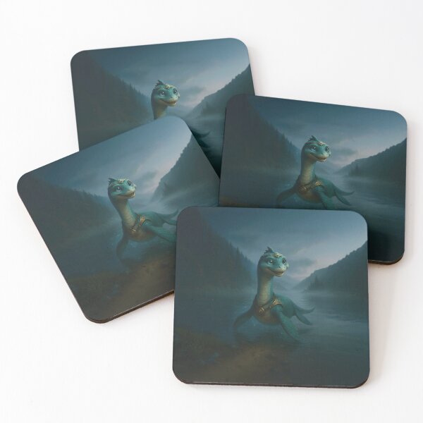 Item preview, Loch Ness Monster Fantasy Art – Mystic Teenage Nessie designed and sold by designs_by_s2.