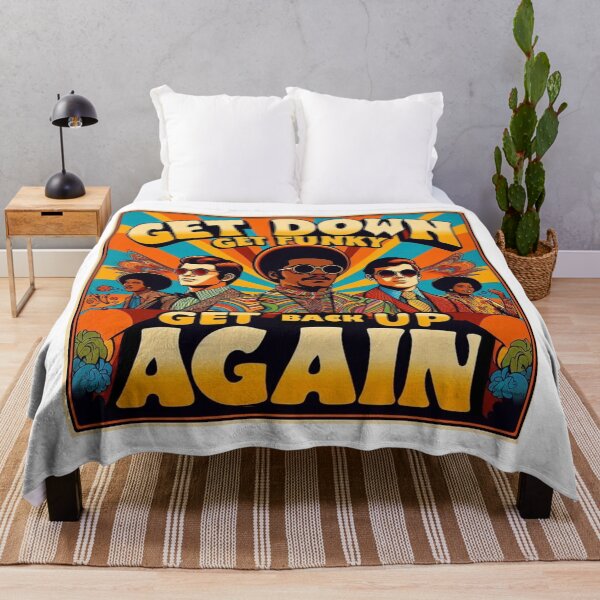 Item preview, The Get Down Get Funky Print designed and sold by Lichentroupe63.