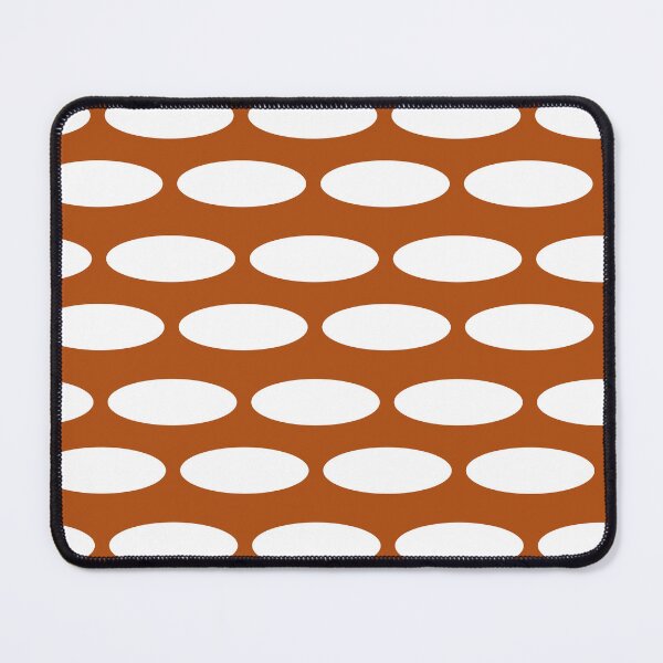 Item preview, Copy of Abstract Elliptical Mask – Brown Pop Geometry designed and sold by The Art Loop.