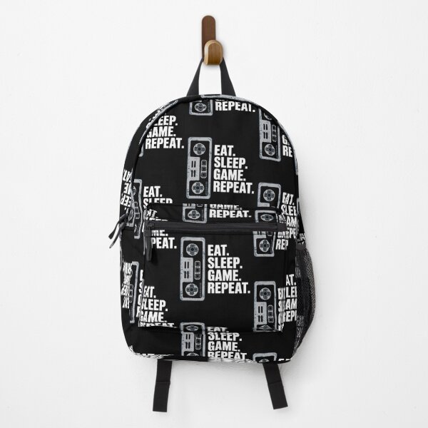 Item preview, Eat Sleep Game Repeat Retro Gamer Life Loop designed and sold by Taans-Creation.