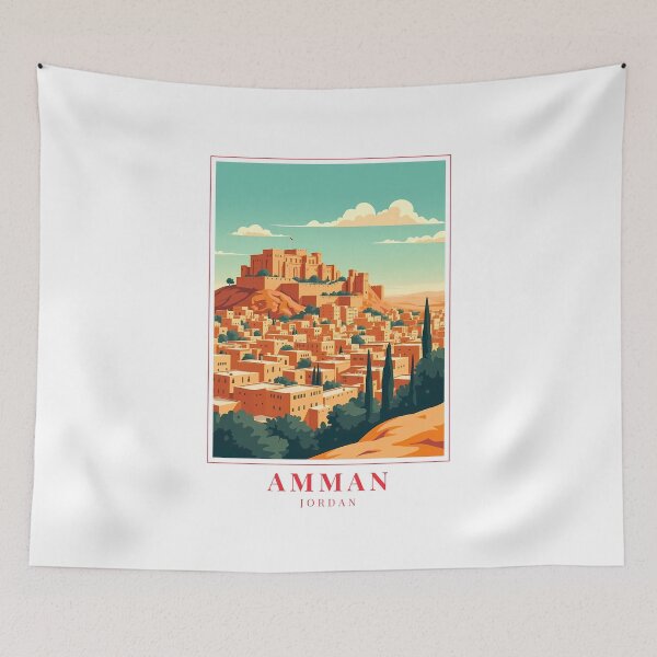 Item preview, Amman Jordan designed and sold by MapMyMiles.