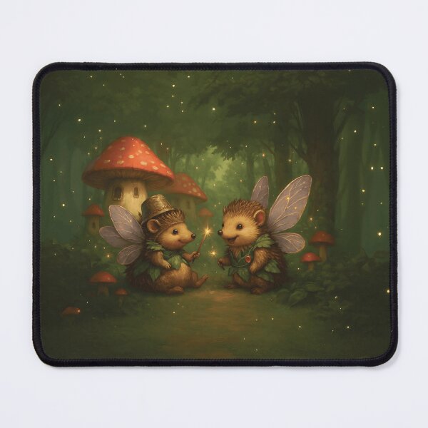 Item preview, Fairy Hedgehogs – Whimsical Woodland Fantasy Art designed and sold by designs_by_s2.