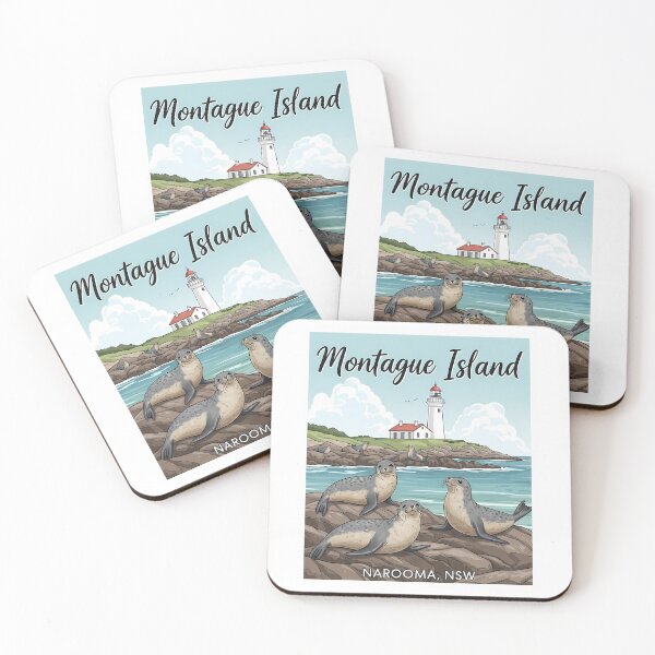 Item preview, Narooma, Montague Island Seals: The Seal Playground designed and sold by Digital Dreams Arts.