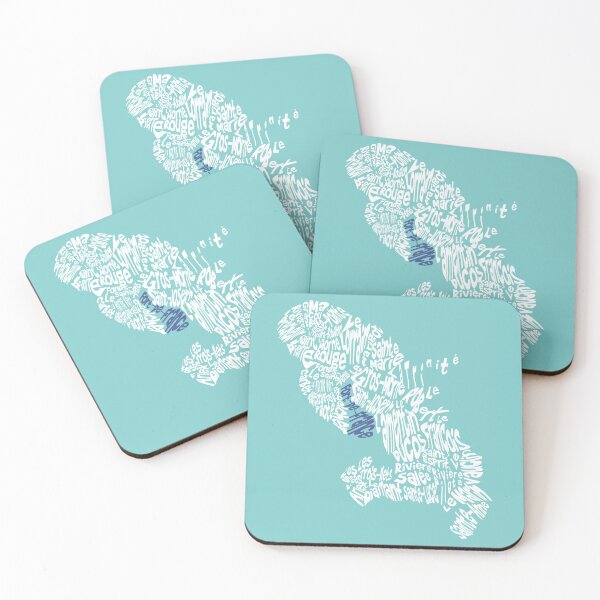 Item preview, Martinique White Blue designed and sold by REGIS DEKERLE.