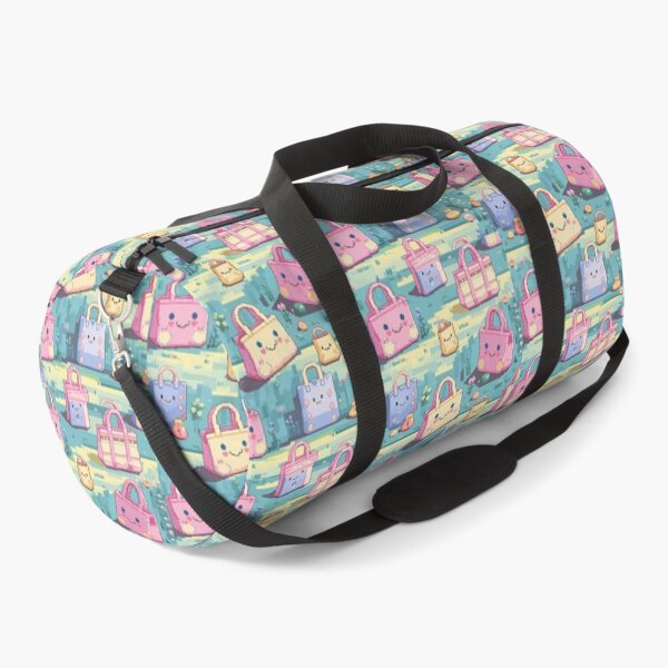Item preview, pastel pixel gaming landscape totes design designed and sold by AKANKEDESIGN.