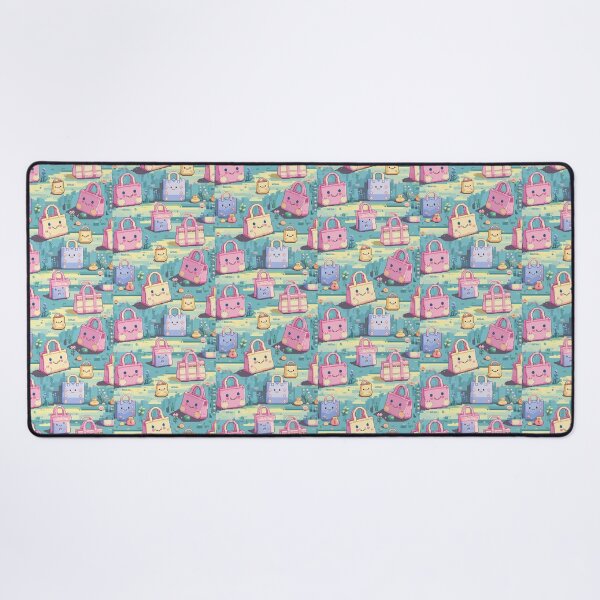 Item preview, pastel pixel gaming landscape totes design designed and sold by AKANKEDESIGN.