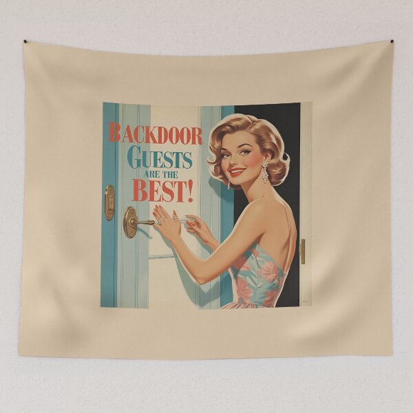 Item preview, Backdoor guests are the best! designed and sold by NicMacTees.