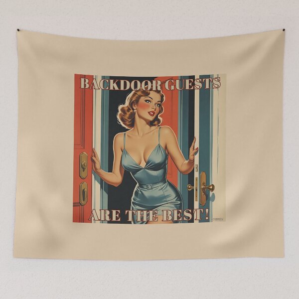 Item preview, Backdoor guests are the best! designed and sold by NicMacTees.