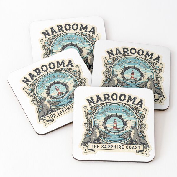 Item preview, An Adventurous Narooma Patch: A Collectible Badge Design designed and sold by Digital Dreams Arts.
