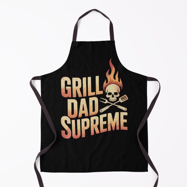 Item preview, Grill Dad Supreme Skull Flame Skull Flame BBQ King designed and sold by Taans-Creation.