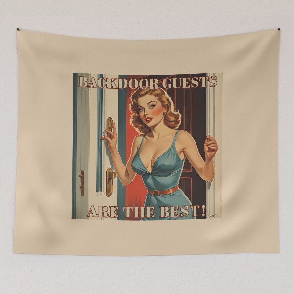 Item preview, Backdoor guests are the best! designed and sold by NicMacTees.