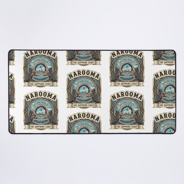 Item preview, Narooma, The Sapphire Coast: A Vintage Travel Emblem designed and sold by Digital Dreams Arts.
