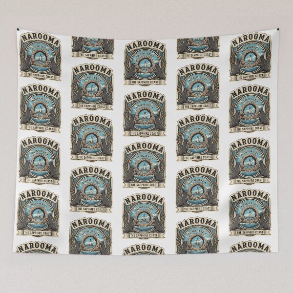 Item preview, Narooma, The Sapphire Coast: A Vintage Travel Emblem designed and sold by Digital Dreams Arts.