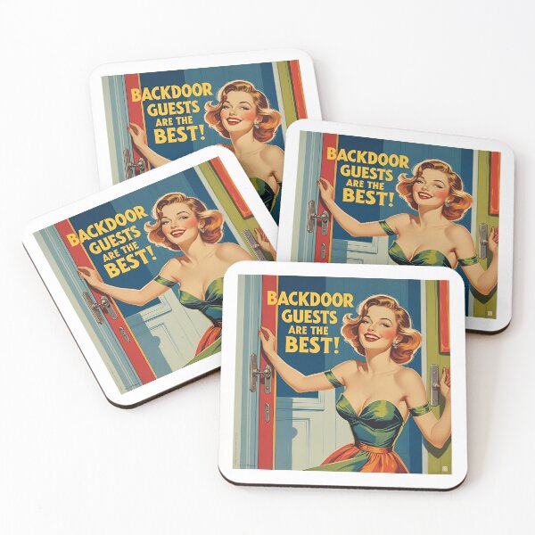 Item preview, Backdoor guests are the best! designed and sold by NicMacTees.