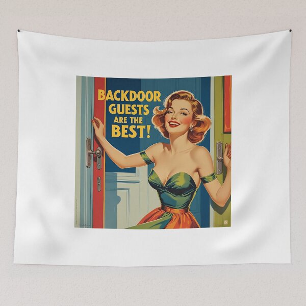 Item preview, Backdoor guests are the best! designed and sold by NicMacTees.